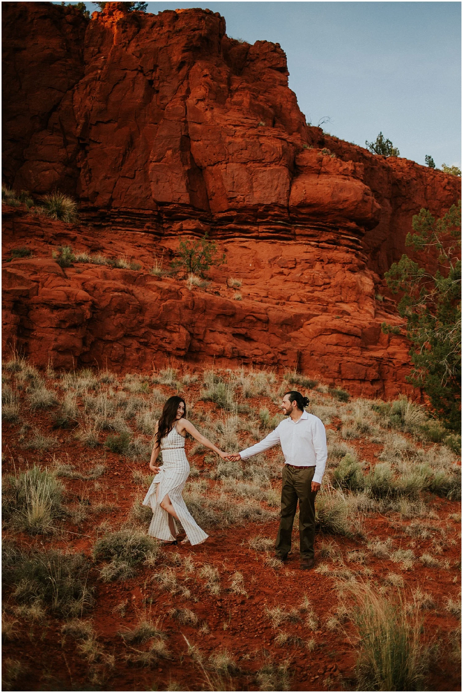 Tamara + Michael | Jemez Red Rocks Engagement Session | Jemez Pueblo, New Mexico
