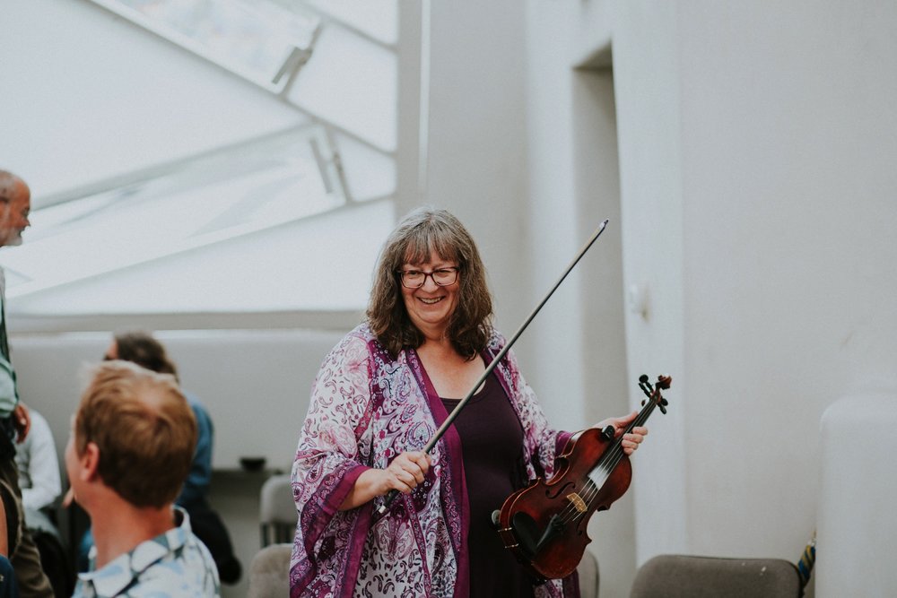  The wedding ceremony was beautifully unique and rich in emotion. There was a period of silence which allowed guests to speak or sing to Lea + Adam. They combined beautiful moments along with beautifully diverse cultural traditions - Quaker, Buddhist