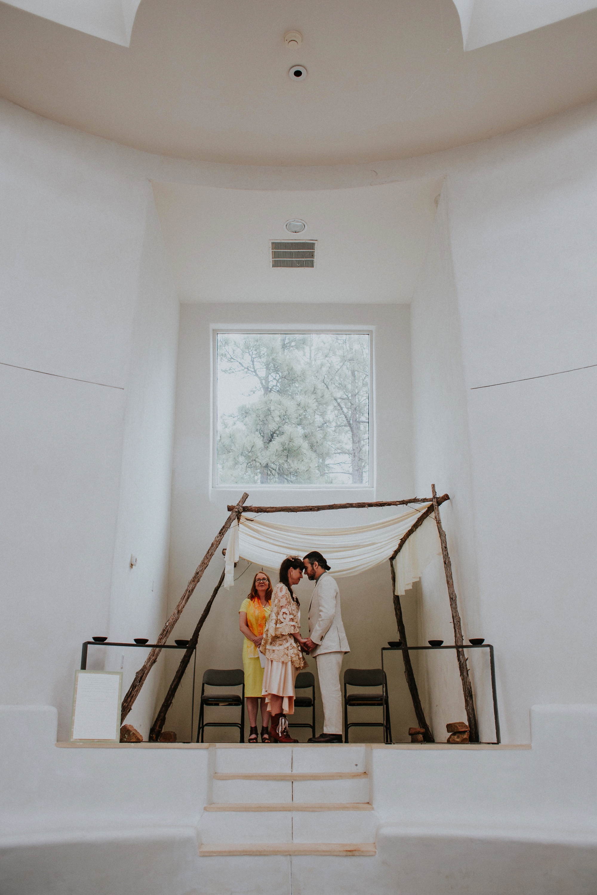  The wedding ceremony was beautifully unique and rich in emotion. There was a period of silence which allowed guests to speak or sing to Lea + Adam. They combined beautiful moments along with beautifully diverse cultural traditions - Quaker, Buddhist