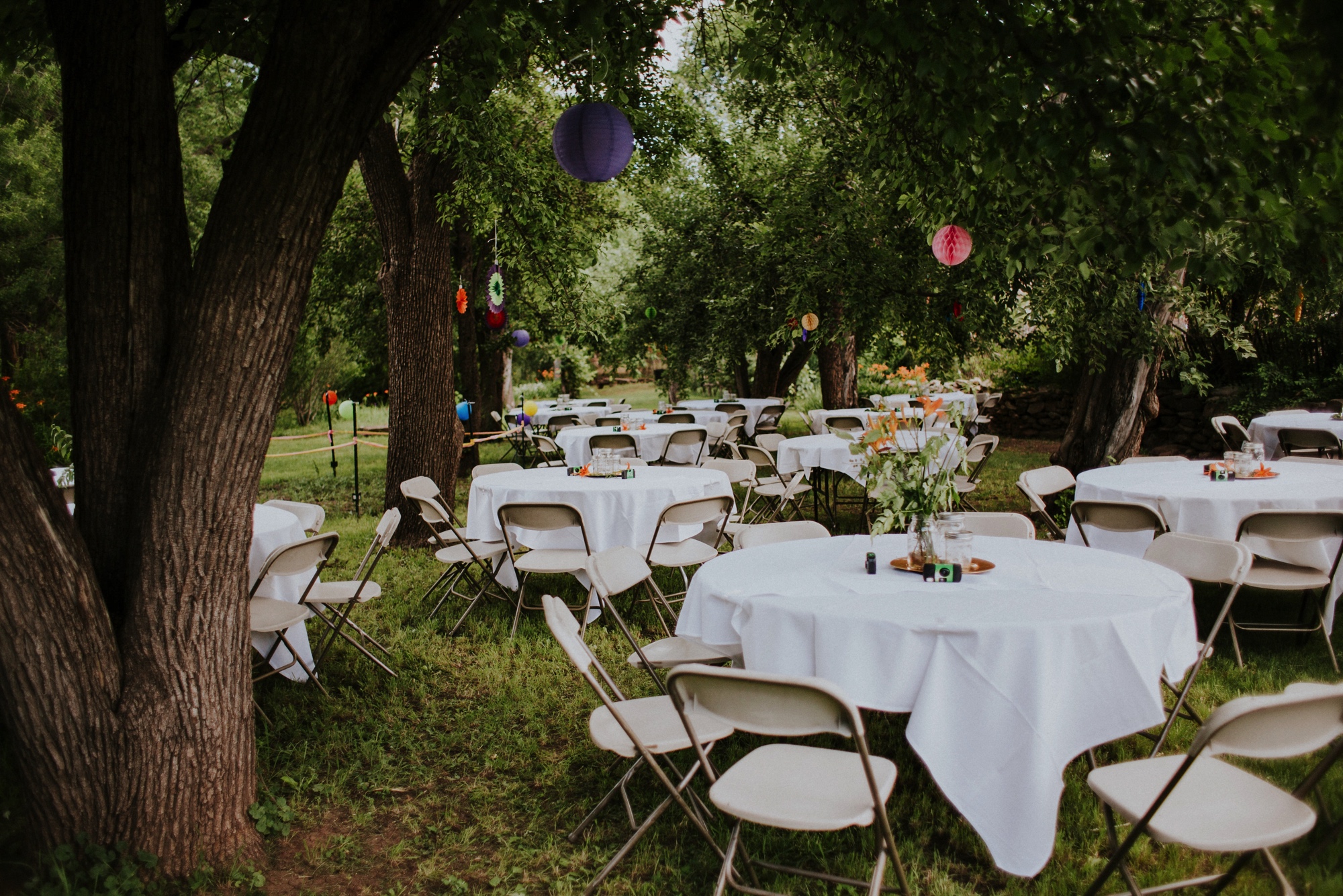  They arrived by rainbow procession from the river to their gorgeous wedding reception. They made cups for everyone with an image from a note one of them left for the other early in their relationship that has become a note that they leave often for 