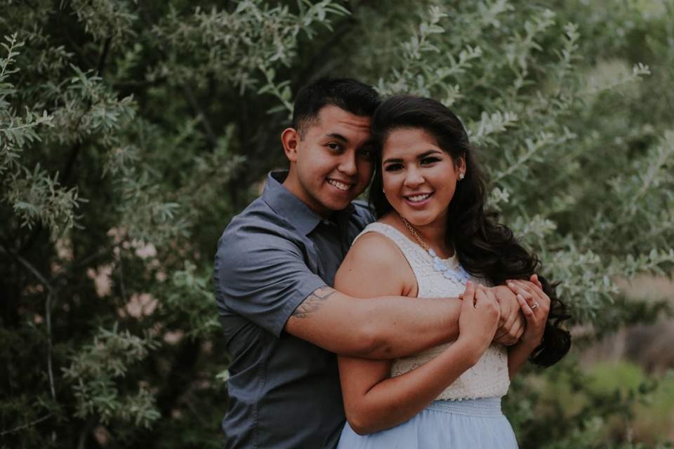  I had a blast capturing Isamar and Rafael’s Albuquerque engagement photos on a beautiful July day. The love Isa and Rafy have for one another is incredible and having the beautiful Albuquerque, New Mexico landscape as a backdrop was perfect! The Alb