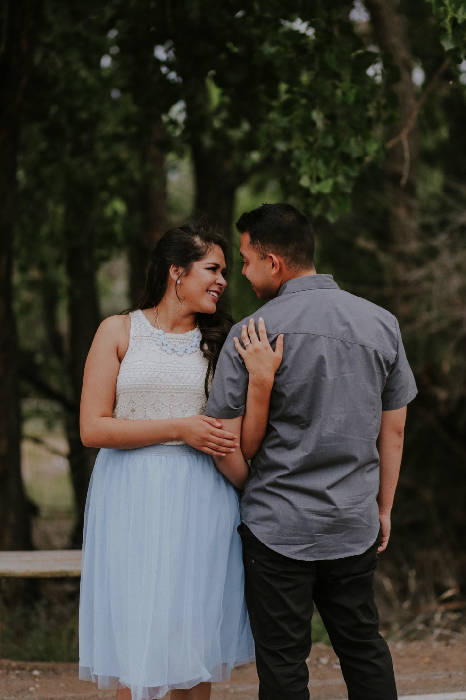 I had a blast capturing Isamar and Rafael’s Albuquerque engagement photos on a beautiful July day. The love Isa and Rafy have for one another is incredible and having the beautiful Albuquerque, New Mexico landscape as a backdrop was perfect! The Alb