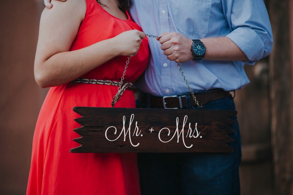  We kicked off their beautiful engagement session at the pecan orchards in Las Cruces, New Mexico. I loved Kristina’s beautiful pink dress and Mitch’s rustic yet classy outfit. Talk about engagement photo inspiration! 