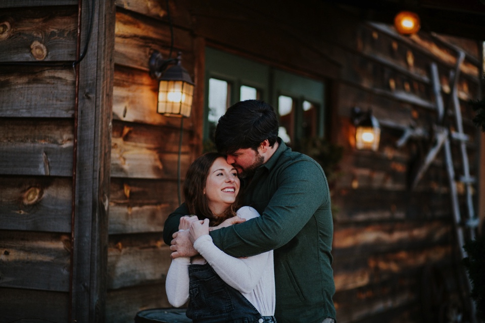  We finished up their engagement photos at Overland Sheepskin Co. in Taos, New Mexico and it was so pretty! The morning light in northern New Mexico is so soft and colorful! We went for a more rustic engagement photo look here at Overland Sheepskin C