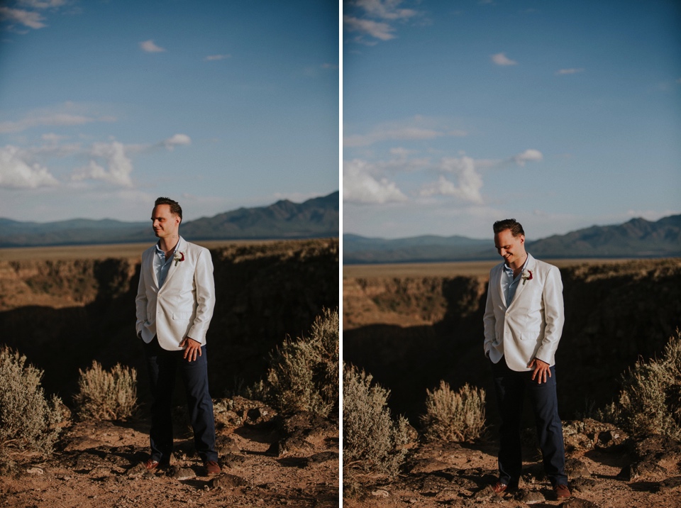  You are going to LOVE these beautiful Rio Grande Gorge Bridge wedding photos from this fabulous Taos elopement! Boris and Jennifer’s sunset elopement was so beautiful, surrounded by their close friends and family that traveled all the way from Vanco