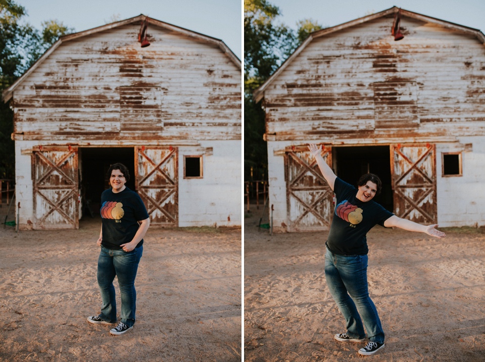  Ryan and Erica’s LGBTQ+ engagement photos at Old Town Farm in Albuquerque, New Mexico are a MUST SEE! Their engagement photos include rocking plaid shirts and converse sneakers, their sweet fur baby, Riley (aka Rileypoo), as well as their love for S