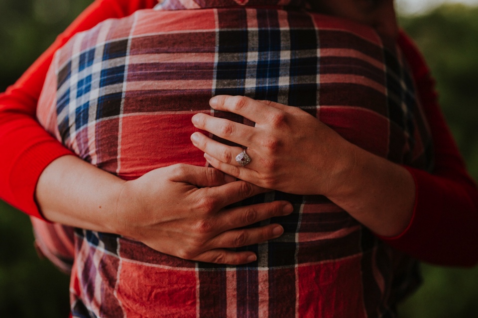  Ryan and Erica’s LGBTQ+ engagement photos at Old Town Farm in Albuquerque, New Mexico are a MUST SEE! Their engagement photos include rocking plaid shirts and converse sneakers, their sweet fur baby, Riley (aka Rileypoo), as well as their love for S