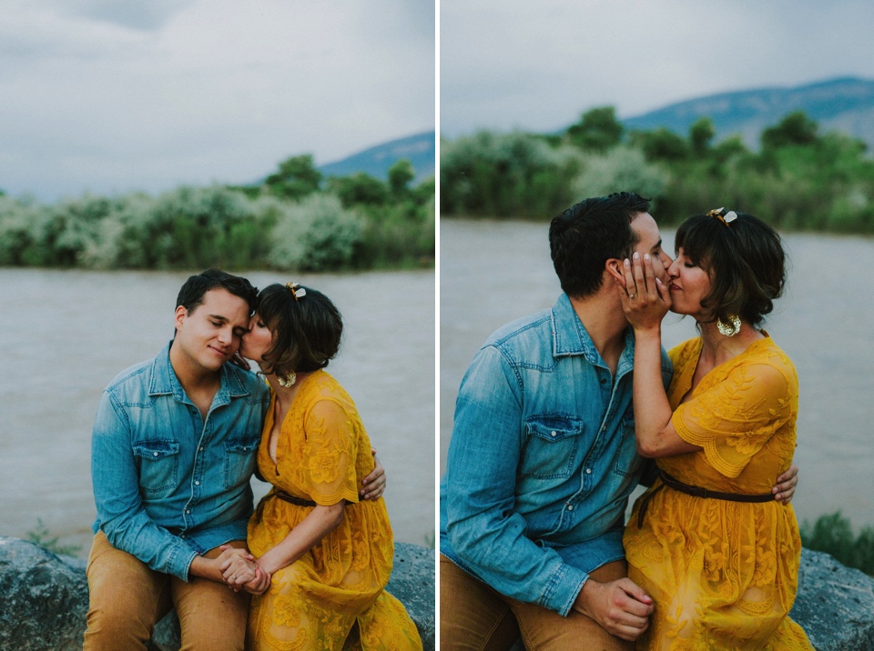  Alyssa and Sam are the sweetest couple ever! I absolutely loved exploring through the Corrales Bosque in Corrales, New Mexico for these beautiful engagement photos! Alyssa wore a lovely crystal crown by Diadema + Gloriam. Noel Dalton of The Vanity M