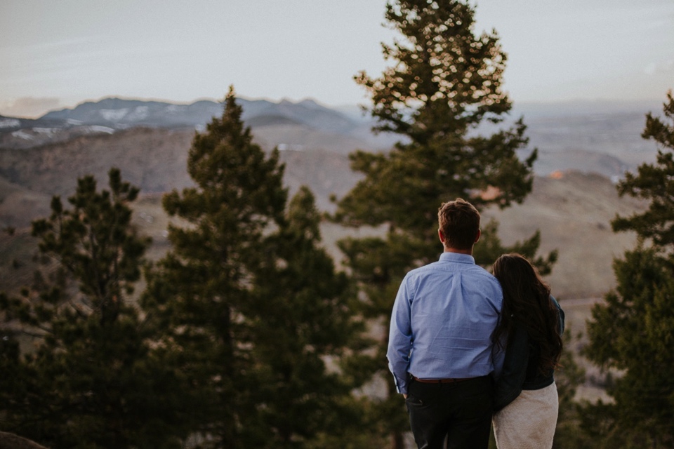  If you’ve never been to Golden, Colorado, I highly recommend taking a day to spend time in this glorious little town. Emily and Justin chose Golden, Colorado as their location for their stunning engagement session because this is where Justin attend