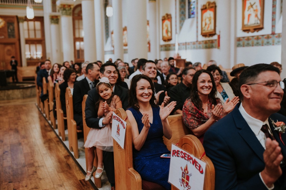  Aurora and Juan’s beautiful Catholic wedding ceremony at the Cathedral Basilica of St. Francis of Assisi in Santa Fe, New Mexico followed by their wedding reception at the ever so amazing Eldorado Hotel &amp; Spa in Santa Fe, New Mexico was absolute