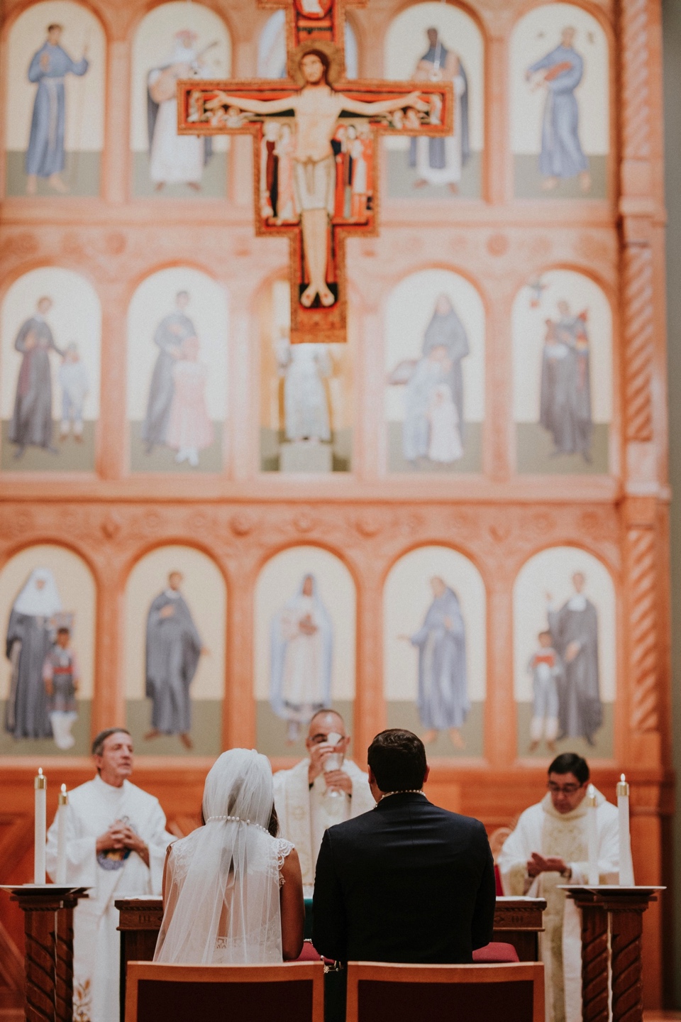  Aurora and Juan’s beautiful Catholic wedding ceremony at the Cathedral Basilica of St. Francis of Assisi in Santa Fe, New Mexico followed by their wedding reception at the ever so amazing Eldorado Hotel &amp; Spa in Santa Fe, New Mexico was absolute