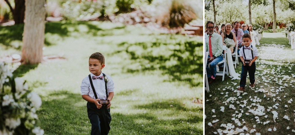  Leslie and Dustin’s gorgeous summer wedding at the ever so amazing El Monte Sagrado in Taos, New Mexico was truly magical. Leslie and Dustin chose El Monte Sagrado in Taos, New Mexico as their wedding venue because from the moment they pulled up in 