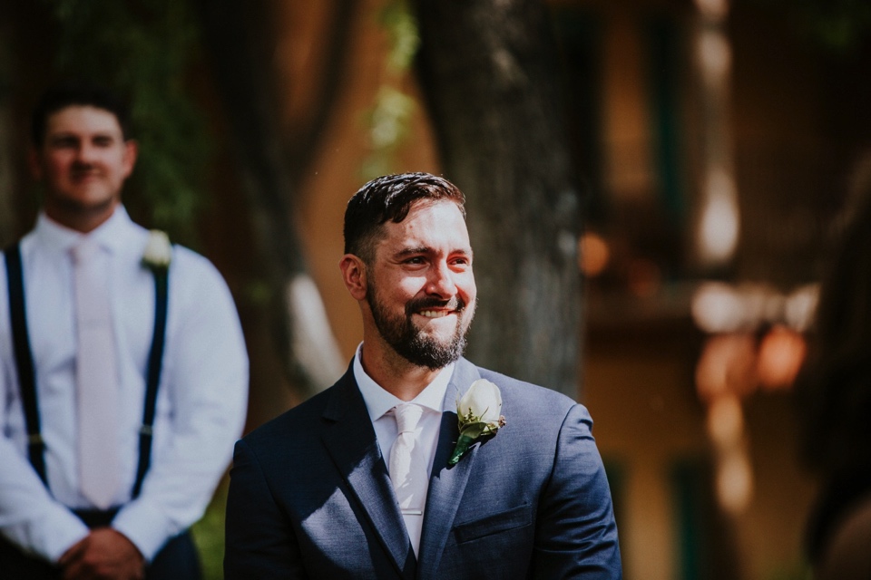  Leslie and Dustin’s gorgeous summer wedding at the ever so amazing El Monte Sagrado in Taos, New Mexico was truly magical. Leslie and Dustin chose El Monte Sagrado in Taos, New Mexico as their wedding venue because from the moment they pulled up in 