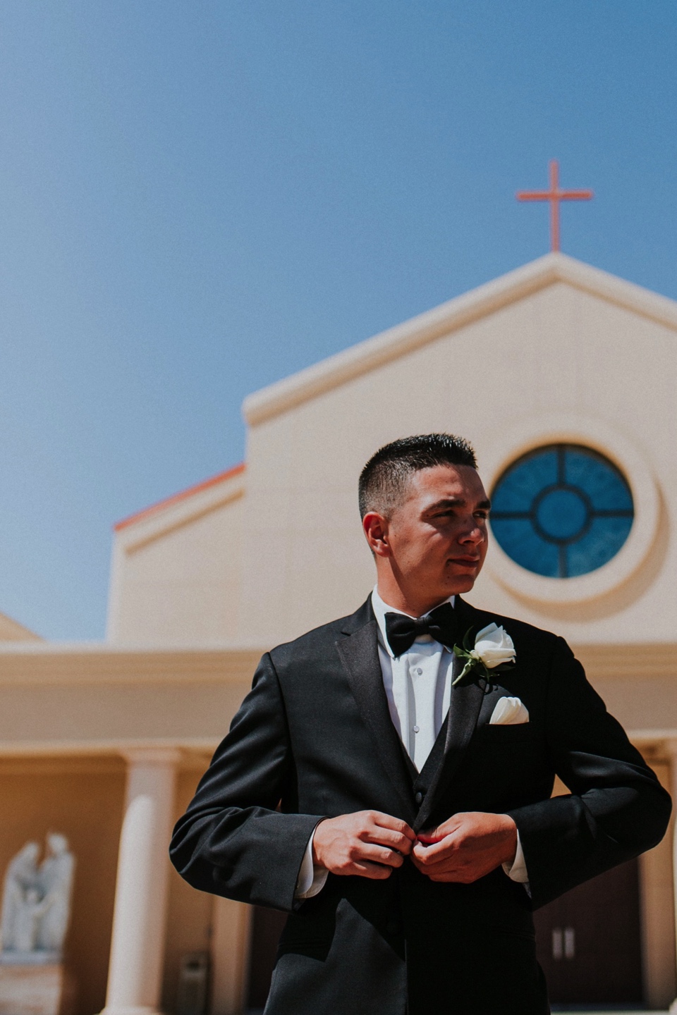  When I think of love in it’s beautiful and truest form, I think of how perfect Christian and Brei’s wedding day. Brei and Christian had their beautiful wedding ceremony at the Church of the Incarnation in Rio Rancho, New Mexico as well as their wedd