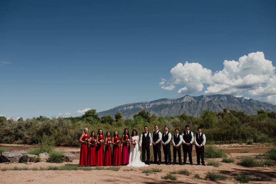  When I think of love in it’s beautiful and truest form, I think of how perfect Christian and Brei’s wedding day. I loved capturing beautiful New Mexico wedding photos for them! Brei and Christian had their beautiful wedding ceremony at the Church of