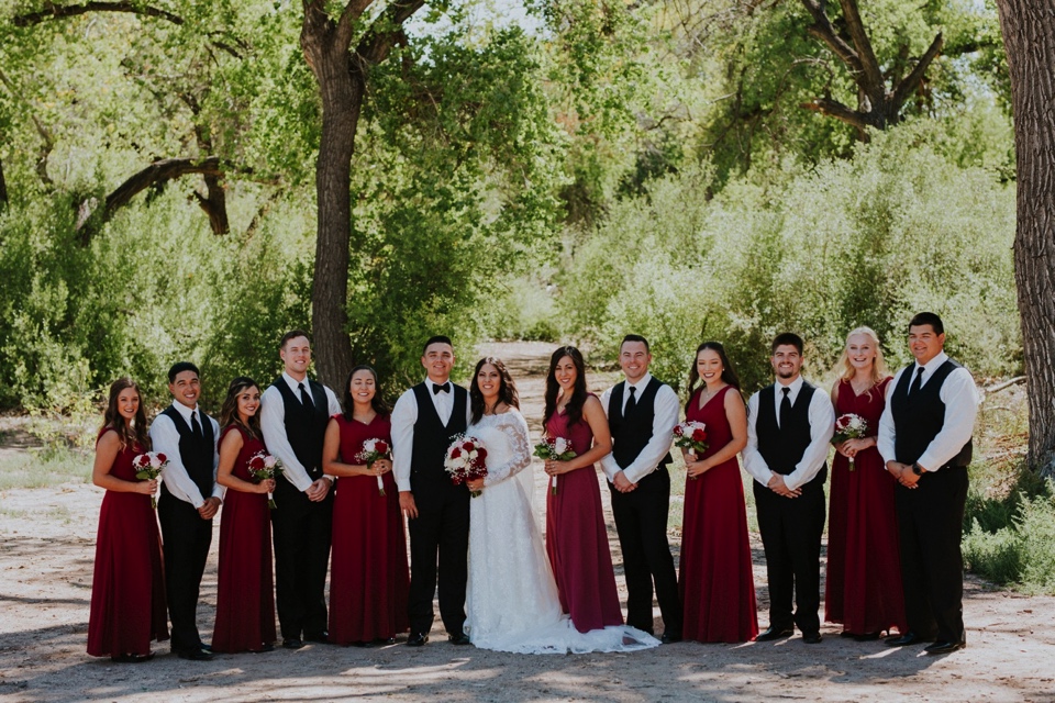  When I think of love in it’s beautiful and truest form, I think of how perfect Christian and Brei’s wedding day. I loved capturing beautiful New Mexico wedding photos for them! Brei and Christian had their beautiful wedding ceremony at the Church of