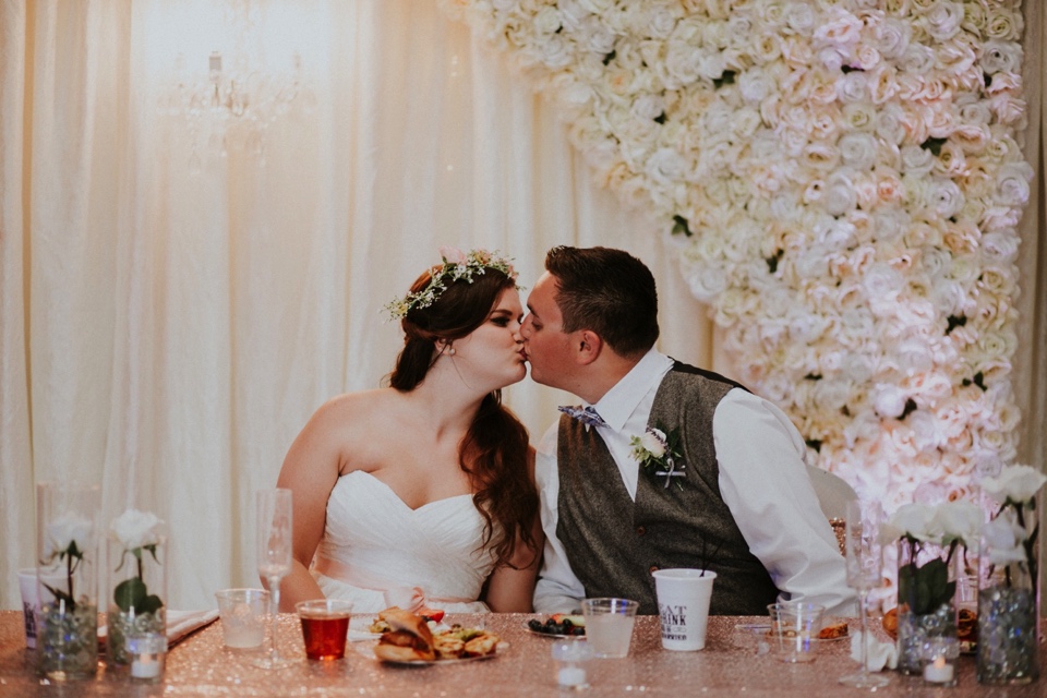  Charlotte and Jayson had a beautiful rustic wedding at the amazing Koinonia Christian Fellowship followed by a dreamy, romantic wedding reception at The View Event Center in Albuquerque, New Mexico. Albuquerque in the summer is gorgeous for weddings