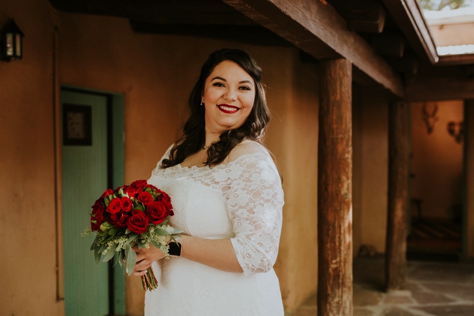  Brianna and Daniel had an intimate southwest elopement at Inn of the Turquoise Bear in Santa Fe, New Mexico. They were married in a private ceremony on a beautiful fall day, surrounded by only their immediate family, in beautiful Santa Fe, New Mexic