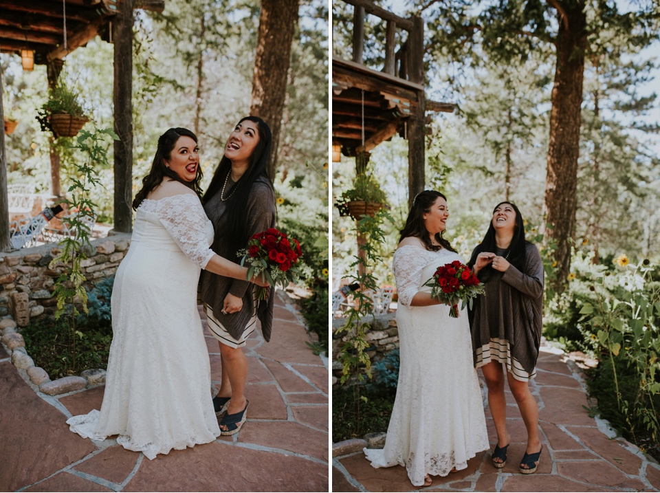  Brianna and Daniel had an intimate southwest elopement at Inn of the Turquoise Bear in Santa Fe, New Mexico. They were married in a private ceremony on a beautiful fall day, surrounded by only their immediate family, in beautiful Santa Fe, New Mexic