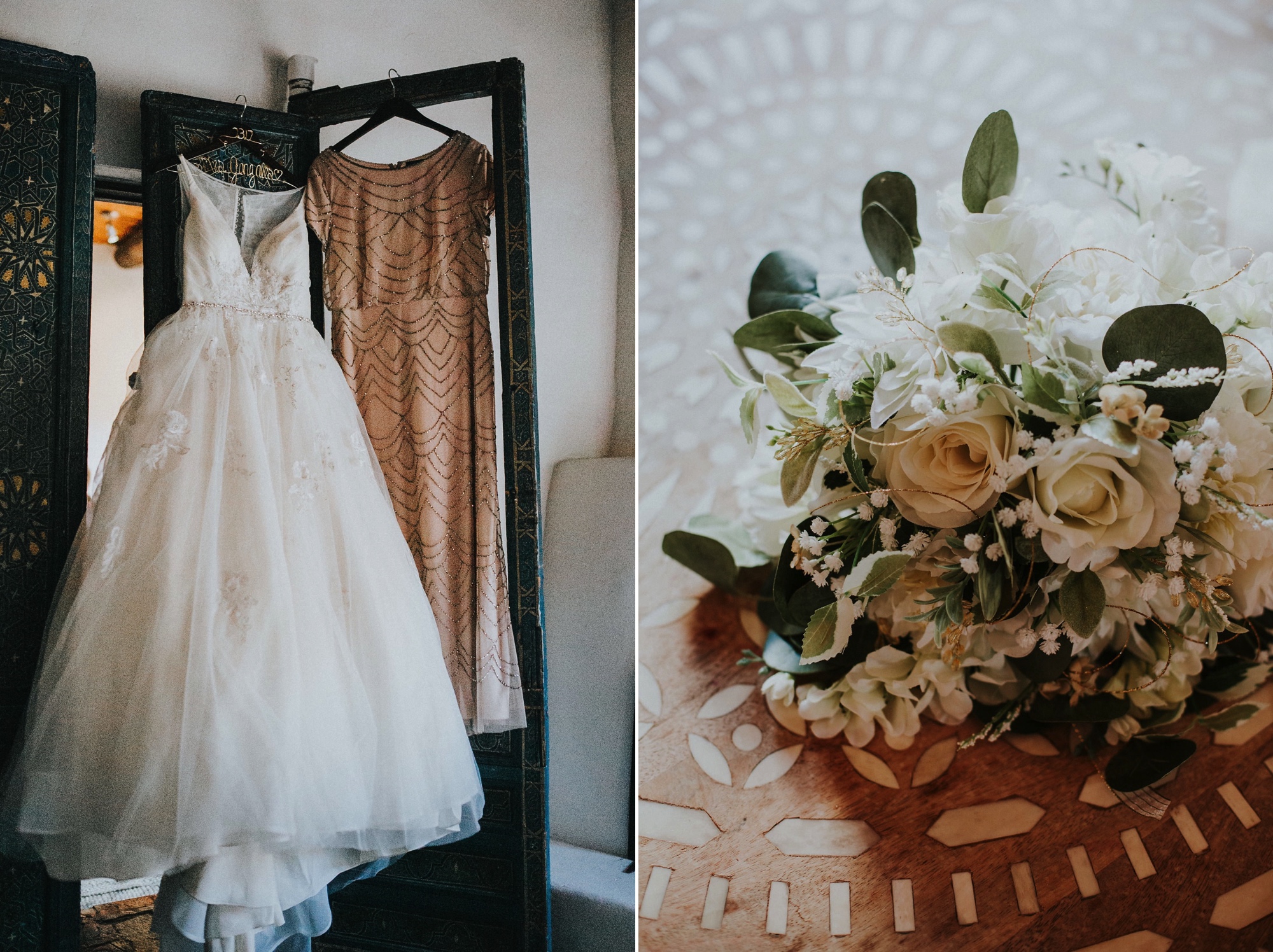  Katie and Frankie’s wedding was what Santa Fe summer wedding dreams are made of! They had a gorgeous catholic wedding ceremony at the Cristo Rey Catholic Church in Santa Fe, New Mexico followed by a fabulous travel-themed wedding reception at La Pos