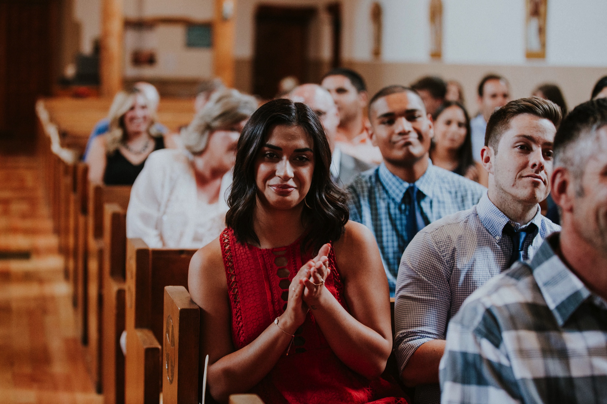  Katie and Frankie’s wedding was what Santa Fe summer wedding dreams are made of! They had a gorgeous catholic wedding ceremony at the Cristo Rey Catholic Church in Santa Fe, New Mexico followed by a fabulous travel-themed wedding reception at La Pos