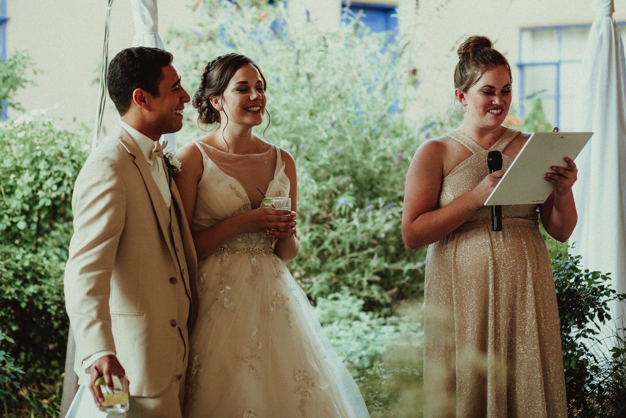  Katie and Frankie’s wedding was what Santa Fe summer wedding dreams are made of! They had a gorgeous catholic wedding ceremony at the Cristo Rey Catholic Church in Santa Fe, New Mexico followed by a fabulous travel-themed wedding reception at La Pos