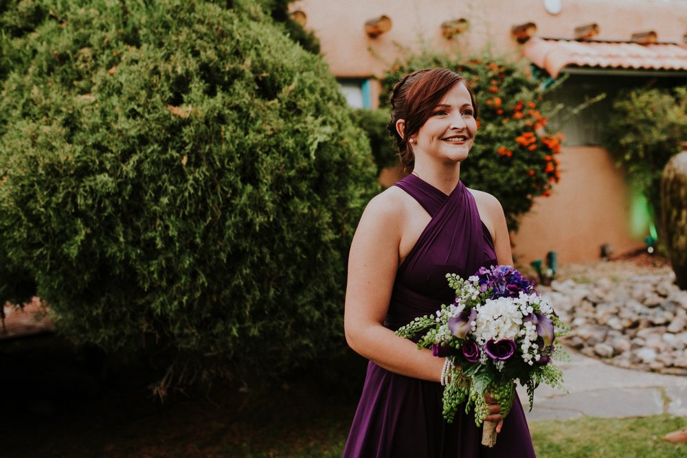  Samantha and Joey had the most amazing wedding at the beautiful Casas de Suenos Old Town Historic Inn in Albuquerque New Mexico. Their incredible wedding day was the perfect combination of rustic glam and classic elegance. Casas de Suenos Old Town H