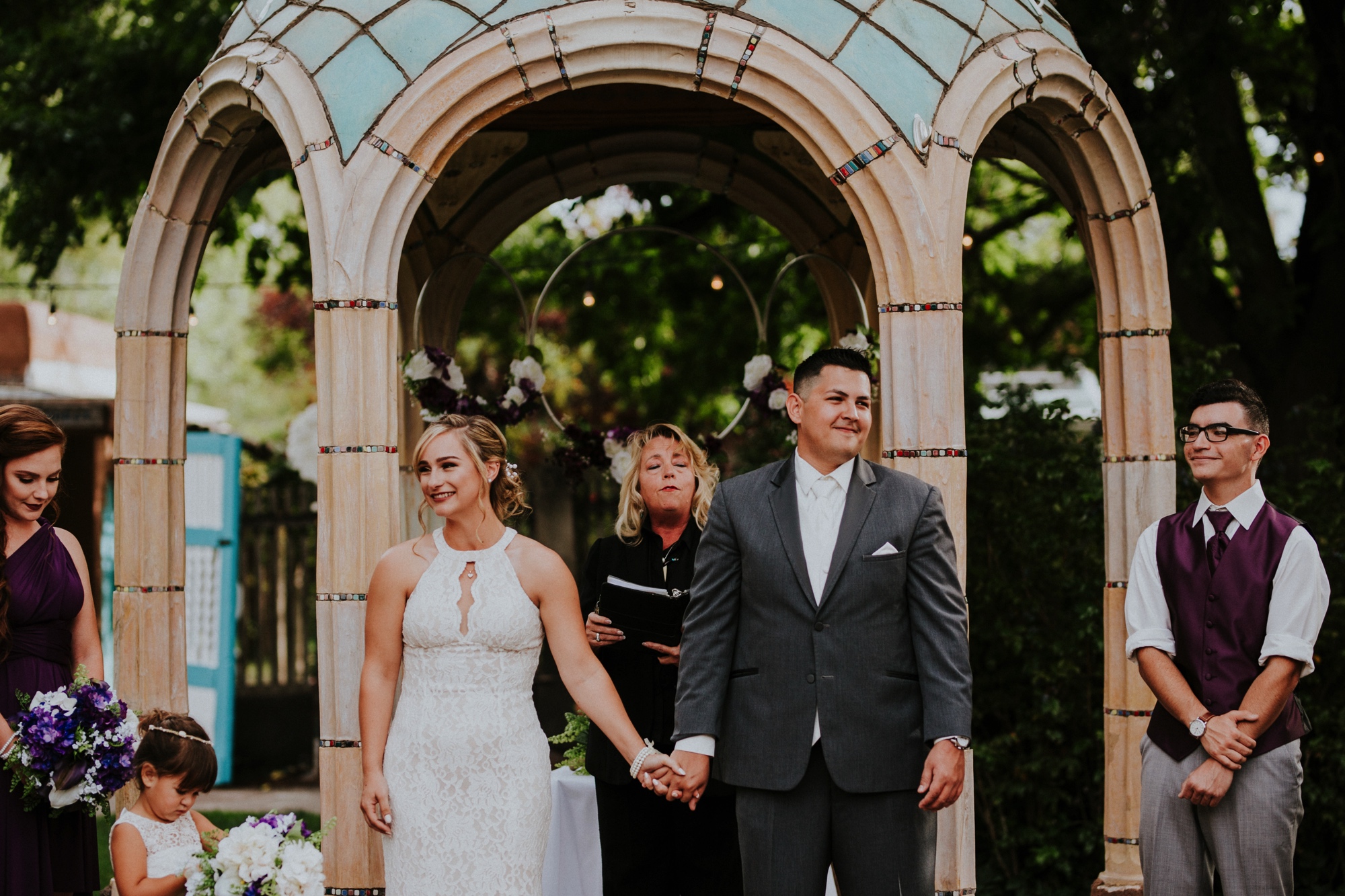  Samantha and Joey had the most amazing wedding at the beautiful Casas de Suenos Old Town Historic Inn in Albuquerque New Mexico. Their incredible wedding day was the perfect combination of rustic glam and classic elegance. Casas de Suenos Old Town H