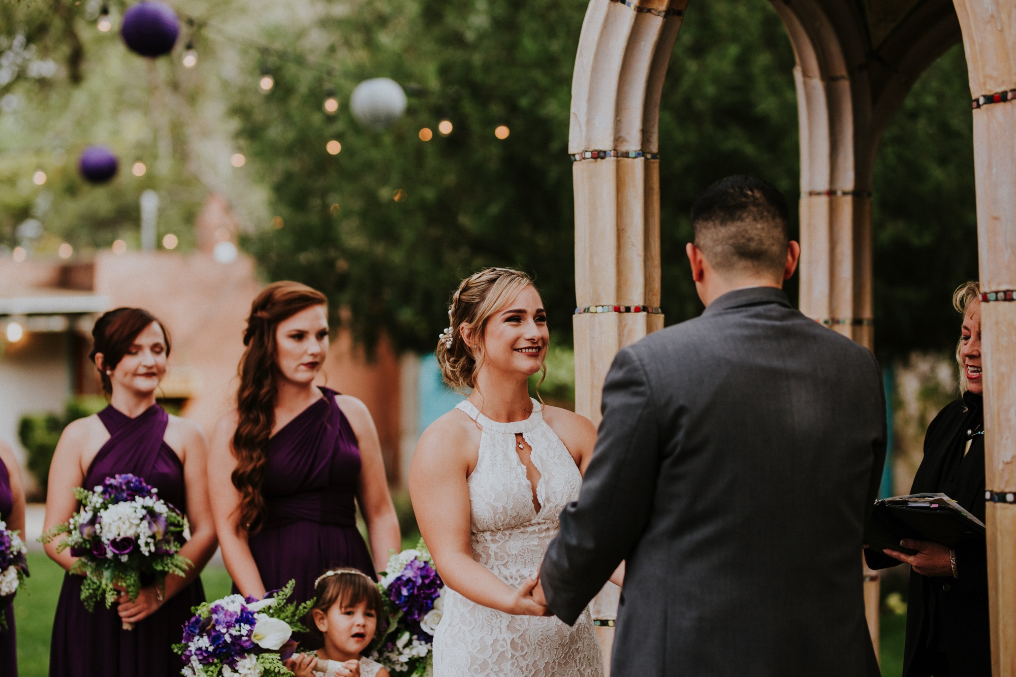  Samantha and Joey had the most amazing wedding at the beautiful Casas de Suenos Old Town Historic Inn in Albuquerque New Mexico. Their incredible wedding day was the perfect combination of rustic glam and classic elegance. Casas de Suenos Old Town H