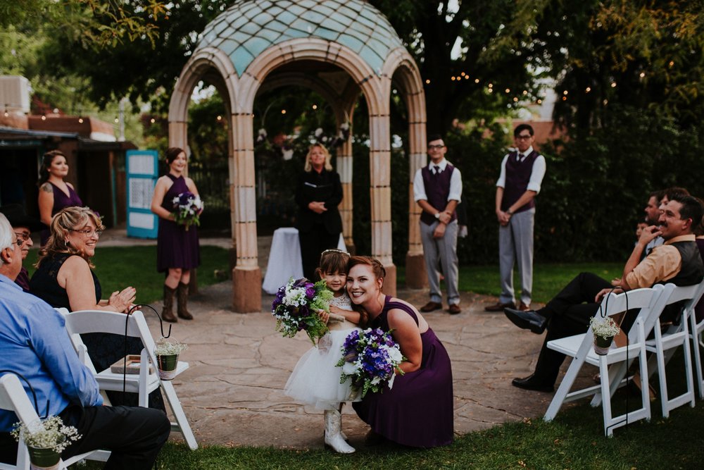  Samantha and Joey had the most amazing wedding at the beautiful Casas de Suenos Old Town Historic Inn in Albuquerque New Mexico. Their incredible wedding day was the perfect combination of rustic glam and classic elegance. Casas de Suenos Old Town H