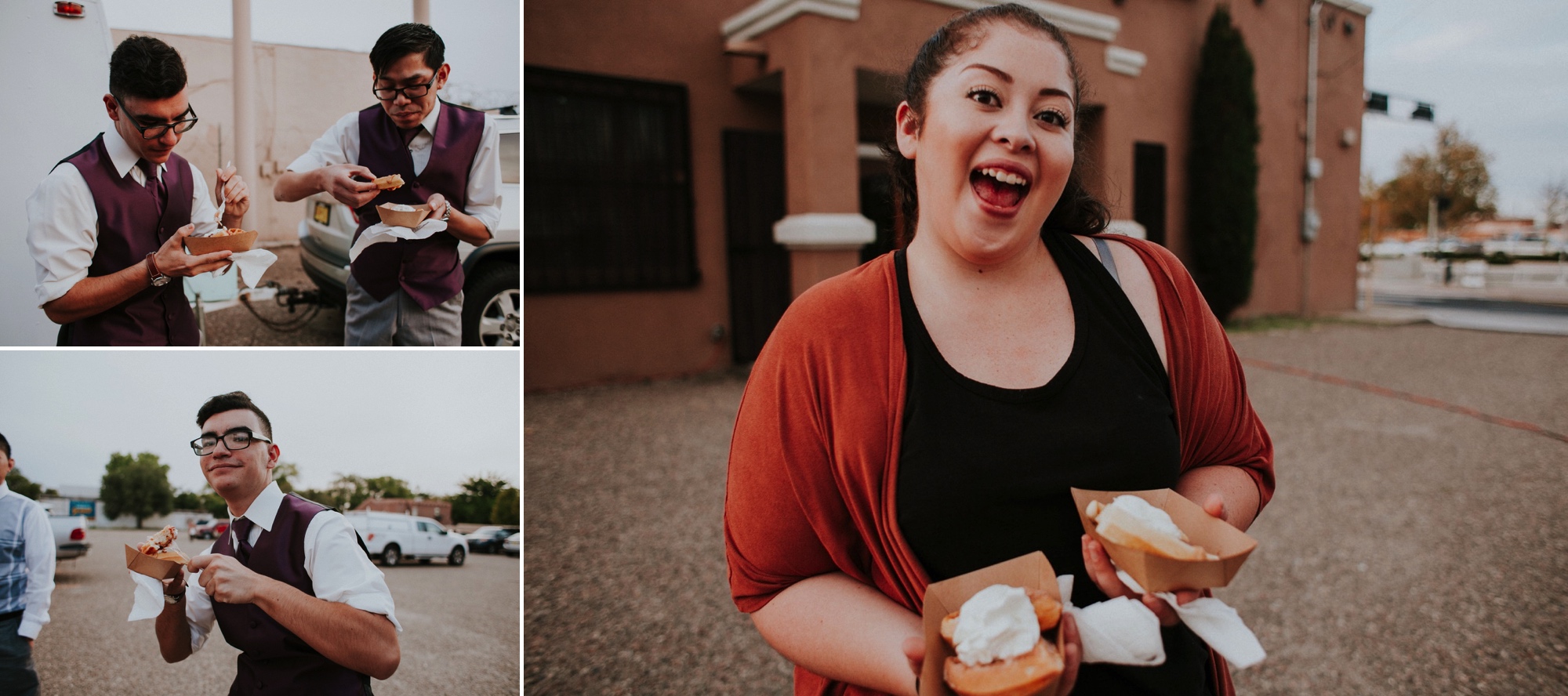  Samantha and Joey had the most amazing wedding at the beautiful Casas de Suenos Old Town Historic Inn in Albuquerque New Mexico. Their incredible wedding day was the perfect combination of rustic glam and classic elegance. Casas de Suenos Old Town H