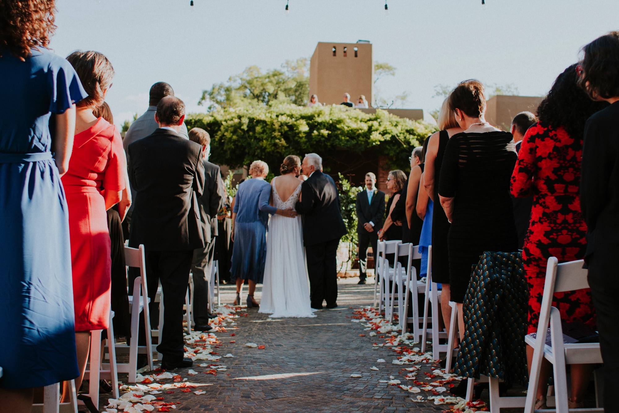  Leanne and Dan’s gorgeous fall wedding at the incredible La Posada de Santa Fe, A Tribute Portfolio Resort &amp; Spa in beautiful Santa Fe, New Mexico was absolutely phenomenal. They combined their Lithuanian culture with jewish traditions and class