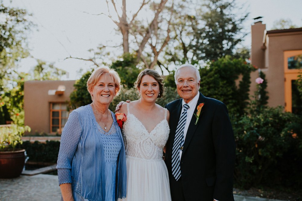  Leanne and Dan’s gorgeous fall wedding at the incredible La Posada de Santa Fe, A Tribute Portfolio Resort &amp; Spa in beautiful Santa Fe, New Mexico was absolutely phenomenal. They combined their Lithuanian culture with jewish traditions and class