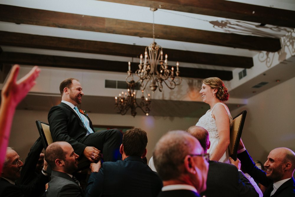  Leanne and Dan’s gorgeous fall wedding at the incredible La Posada de Santa Fe, A Tribute Portfolio Resort &amp; Spa in beautiful Santa Fe, New Mexico was absolutely phenomenal. They combined their Lithuanian culture with jewish traditions and class