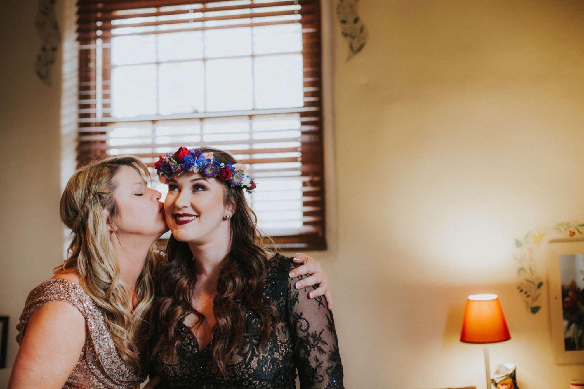  Kymbrye and Chris had the most magical New Years Eve wedding in Albuquerque, New Mexico. Every detail of their fabulous New Years Eve wedding was so beautiful and meaningful. They held their ceremony at the UNM Alumni Memorial Chapel followed by the