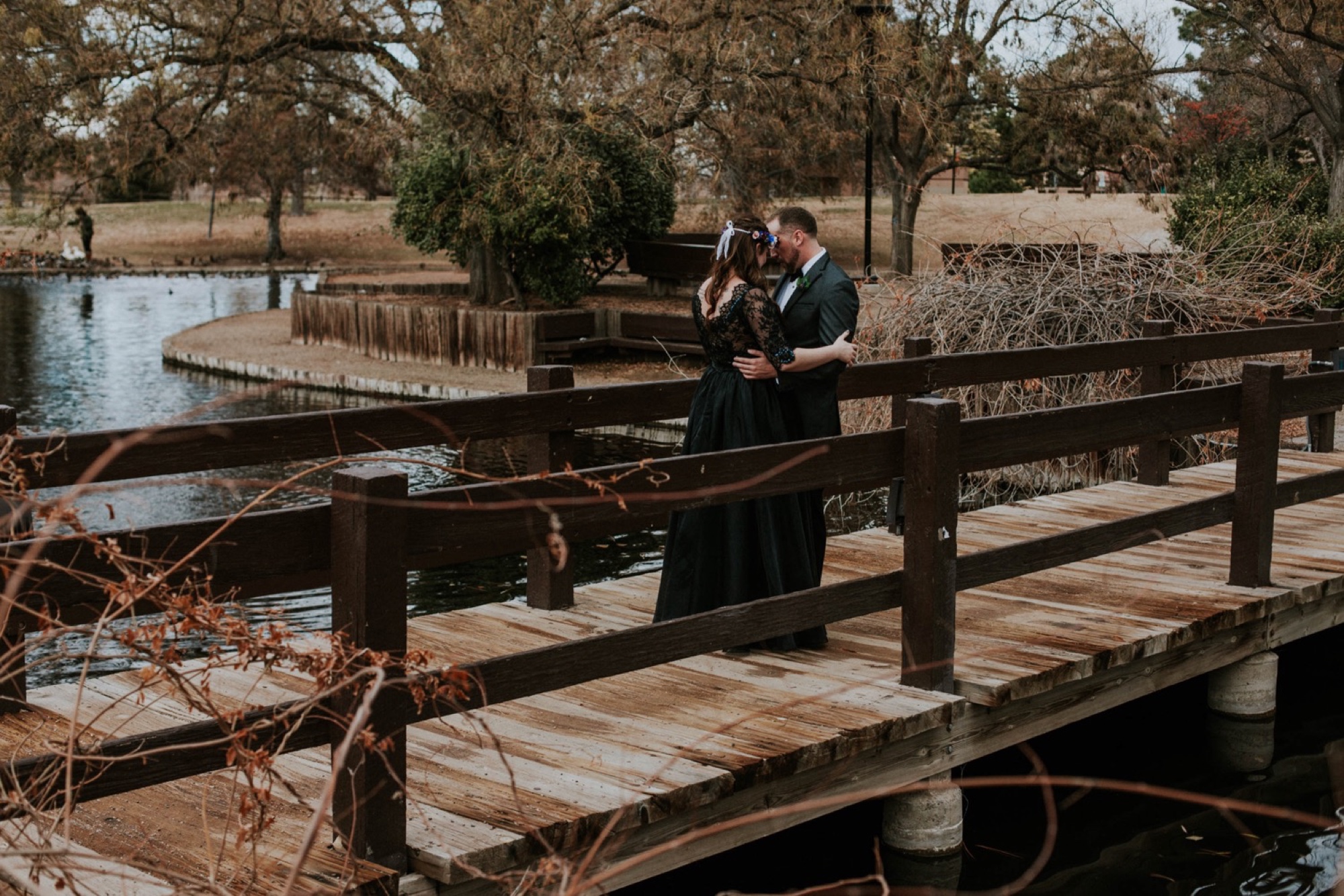  Kymbrye and Chris had the most magical New Years Eve wedding in Albuquerque, New Mexico. Every detail of their fabulous New Years Eve wedding was so beautiful and meaningful. They held their ceremony at the UNM Alumni Memorial Chapel followed by the