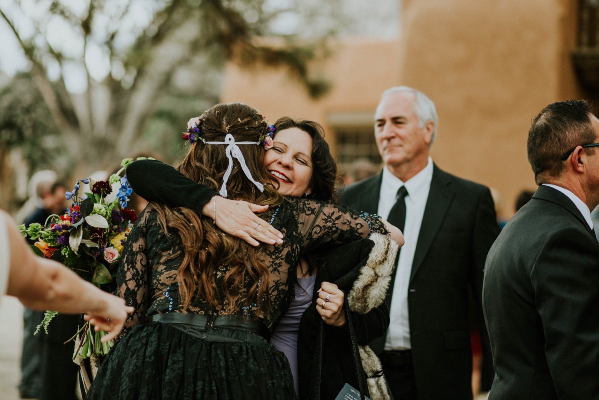  Kymbrye and Chris had the most magical New Years Eve wedding in Albuquerque, New Mexico. Every detail of their fabulous New Years Eve wedding was so beautiful and meaningful. They held their ceremony at the UNM Alumni Memorial Chapel followed by the