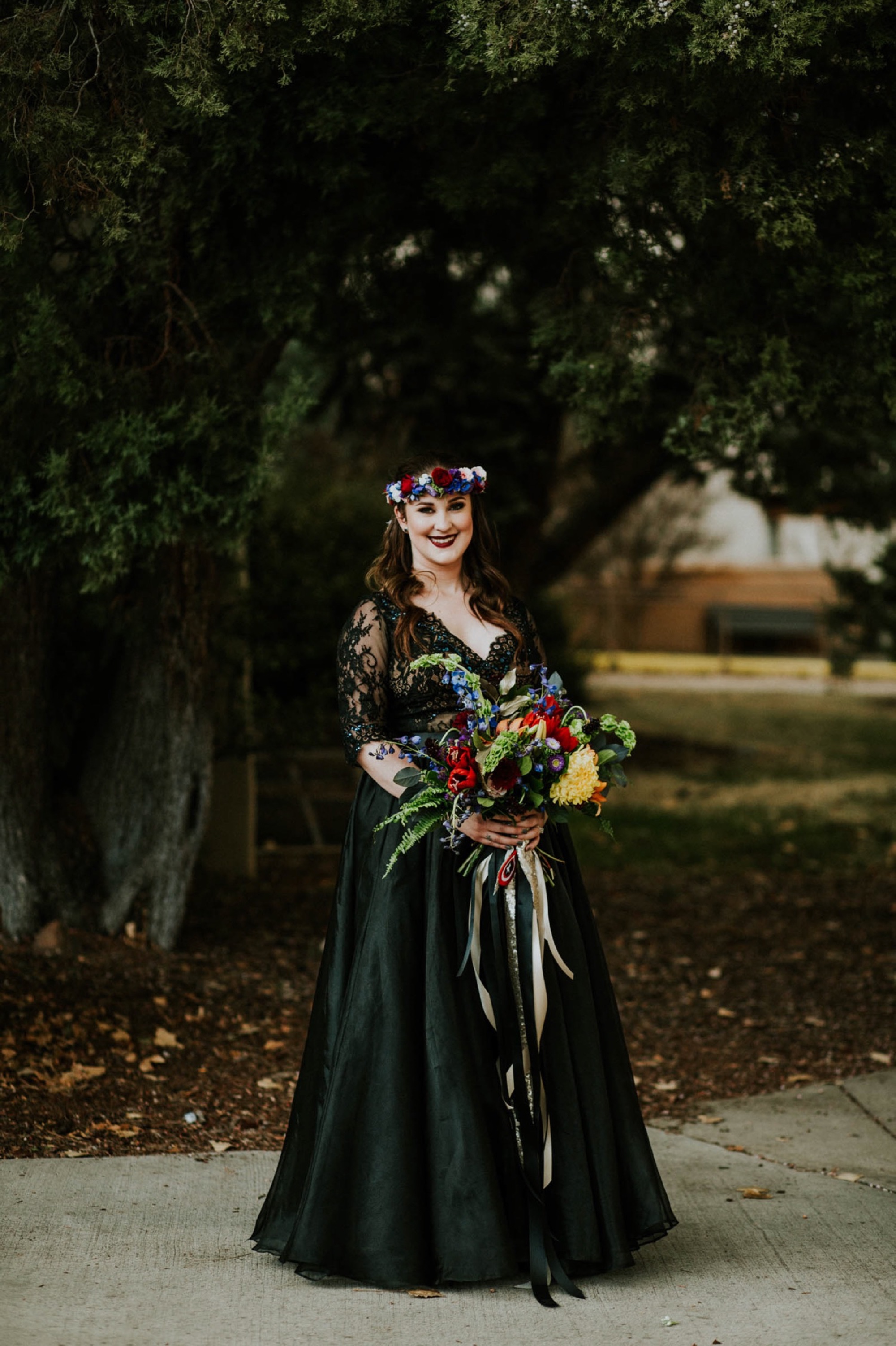  Kymbrye and Chris had the most magical New Years Eve wedding in Albuquerque, New Mexico. Every detail of their fabulous New Years Eve wedding was so beautiful and meaningful. They held their ceremony at the UNM Alumni Memorial Chapel followed by the