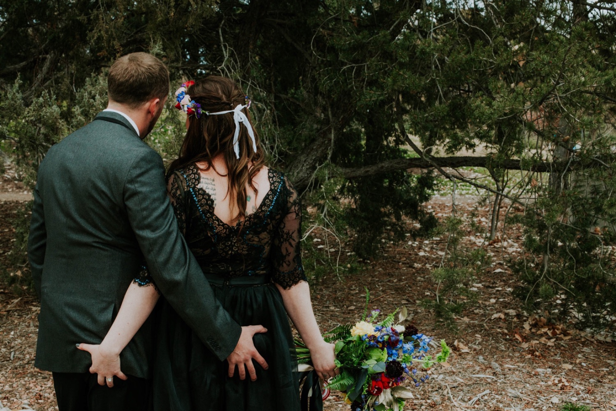  Kymbrye and Chris had the most magical New Years Eve wedding in Albuquerque, New Mexico. Every detail of their fabulous New Years Eve wedding was so beautiful and meaningful. They held their ceremony at the UNM Alumni Memorial Chapel followed by the