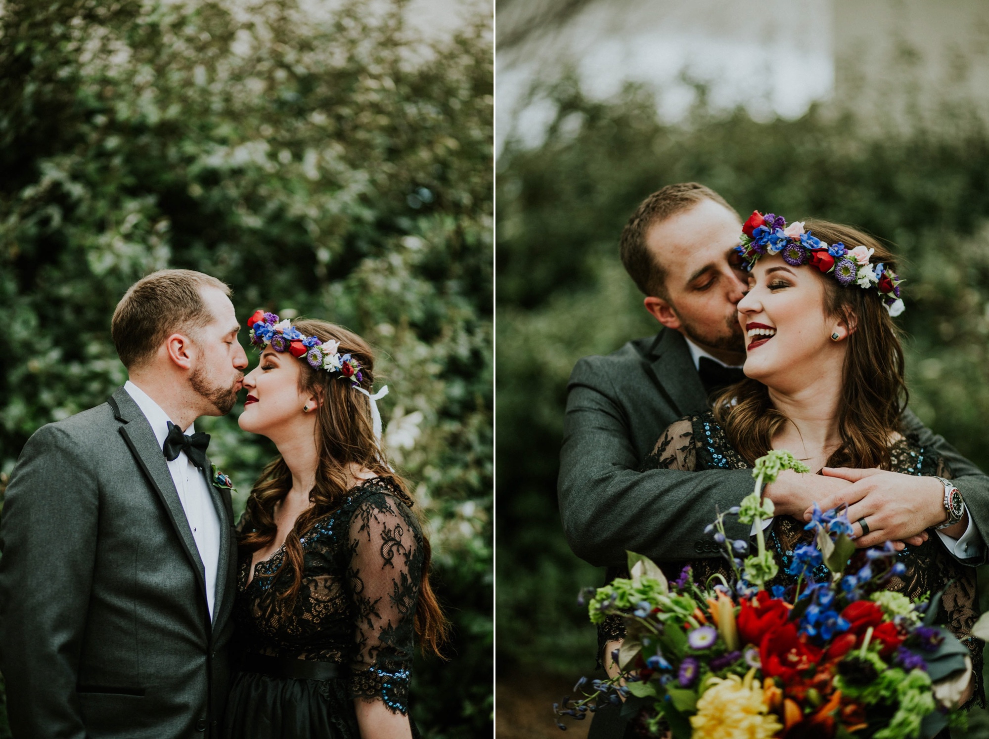  Kymbrye and Chris had the most magical New Years Eve wedding in Albuquerque, New Mexico. Every detail of their fabulous New Years Eve wedding was so beautiful and meaningful. They held their ceremony at the UNM Alumni Memorial Chapel followed by the