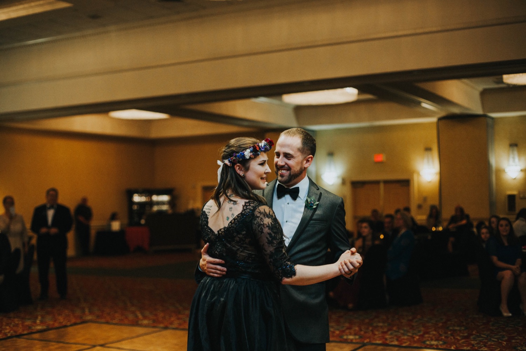  Kymbrye and Chris had the most magical New Years Eve wedding in Albuquerque, New Mexico. Every detail of their fabulous New Years Eve wedding was so beautiful and meaningful. They held their ceremony at the UNM Alumni Memorial Chapel followed by the