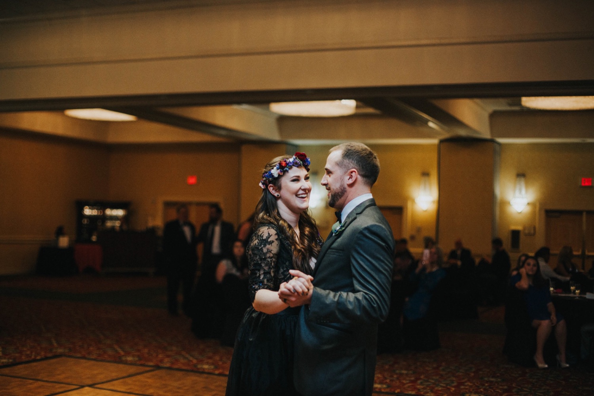  Kymbrye and Chris had the most magical New Years Eve wedding in Albuquerque, New Mexico. Every detail of their fabulous New Years Eve wedding was so beautiful and meaningful. They held their ceremony at the UNM Alumni Memorial Chapel followed by the