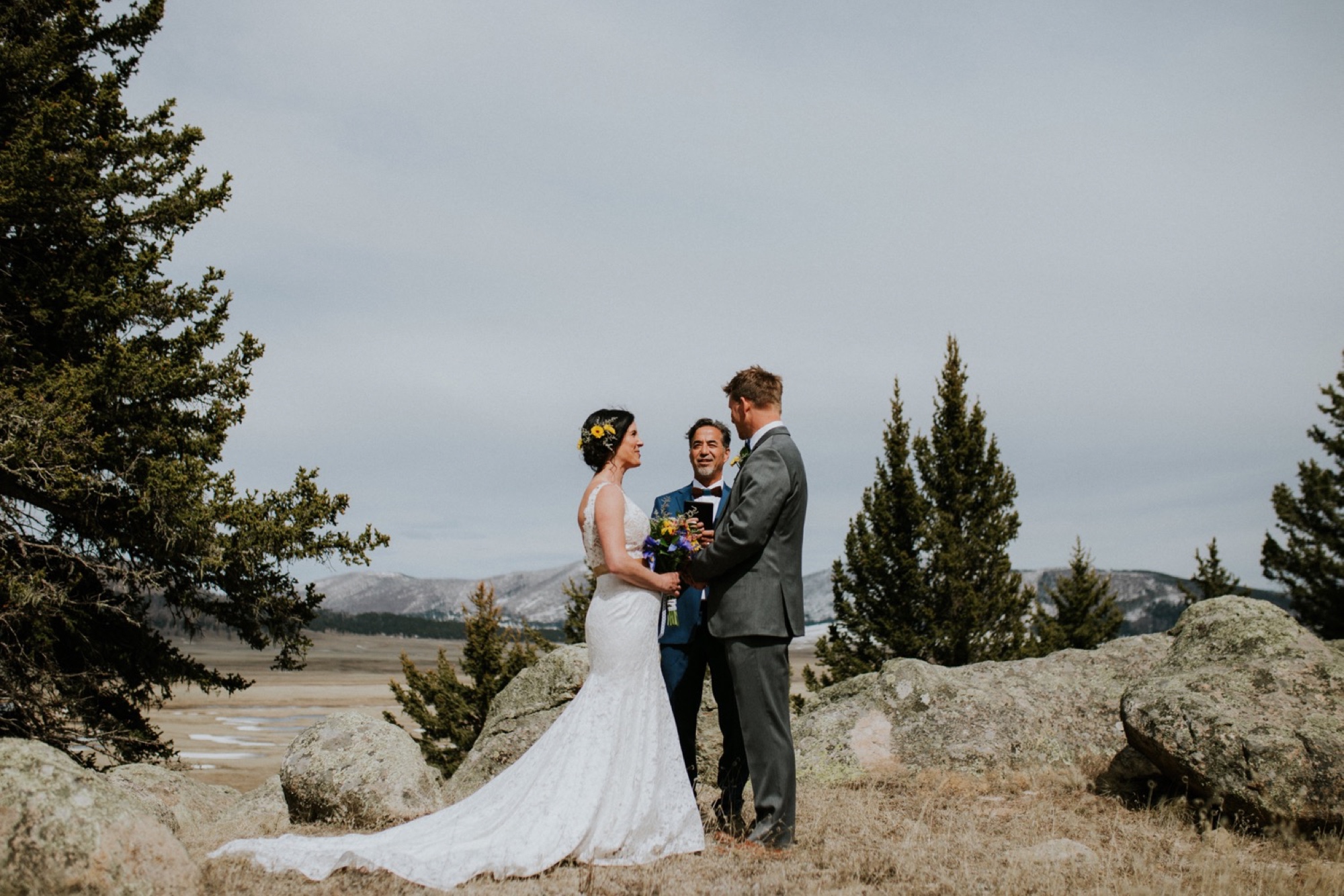  Traveling to Valles Caldera National Preserve outside of Jemez Springs, New Mexico to capture Lacey and Patrick’s New Mexico elopement was incredible! Their intimate ceremony overlooked the breathtaking landscape of Valles Caldera National Preserve 