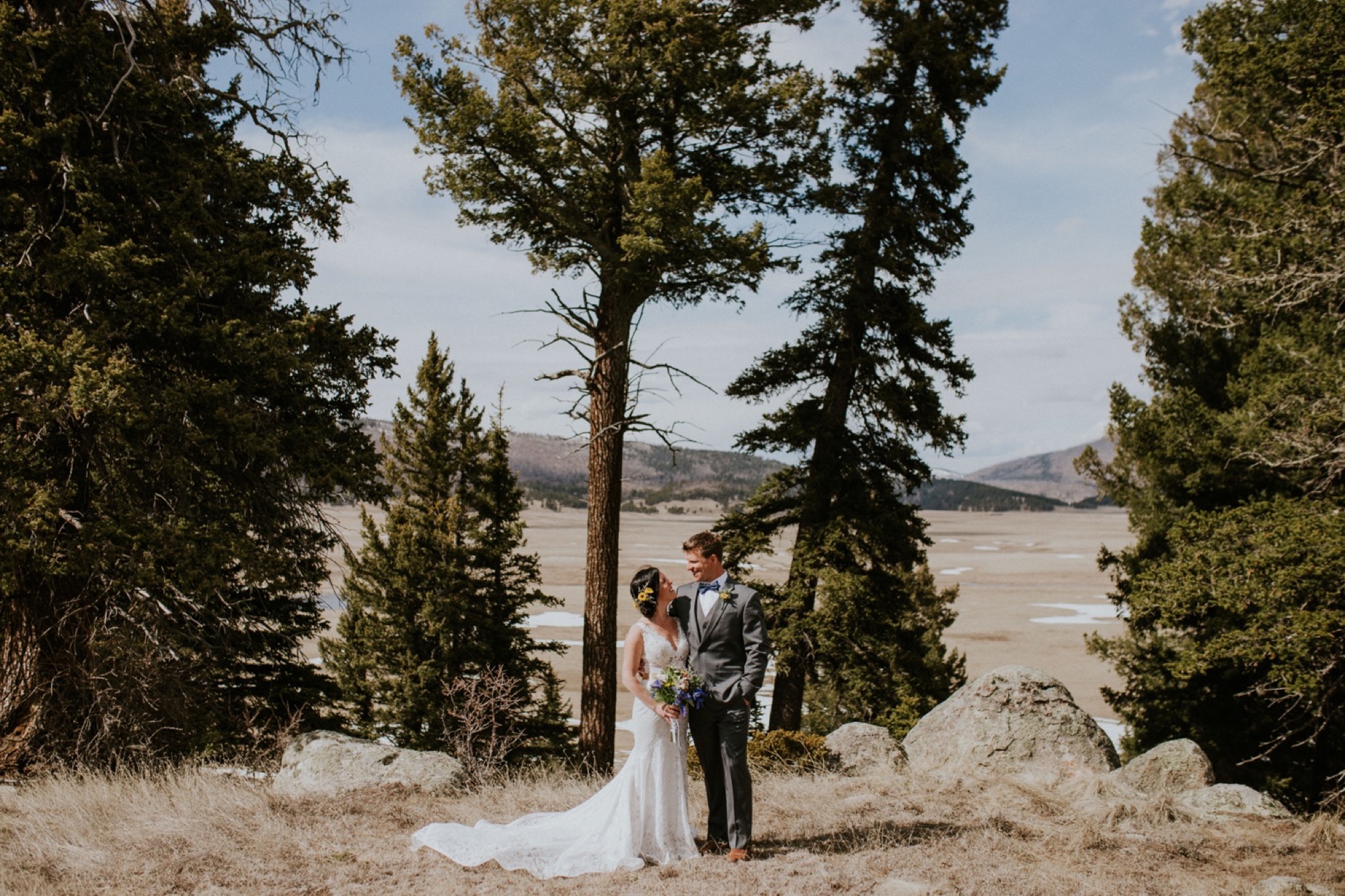  Traveling to Valles Caldera National Preserve outside of Jemez Springs, New Mexico to capture Lacey and Patrick’s New Mexico elopement was incredible! Their intimate ceremony overlooked the breathtaking landscape of Valles Caldera National Preserve 