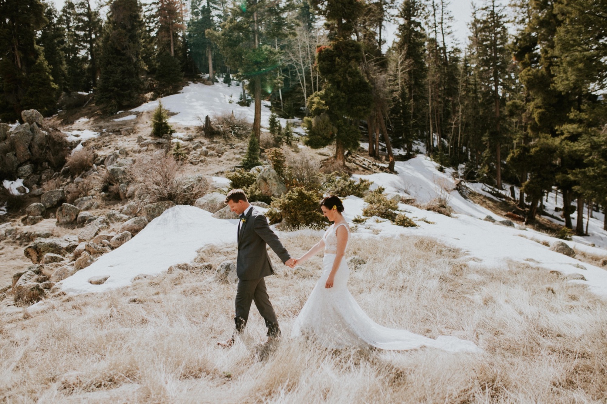  Traveling to Valles Caldera National Preserve outside of Jemez Springs, New Mexico to capture Lacey and Patrick’s New Mexico elopement was incredible! Their intimate ceremony overlooked the breathtaking landscape of Valles Caldera National Preserve 