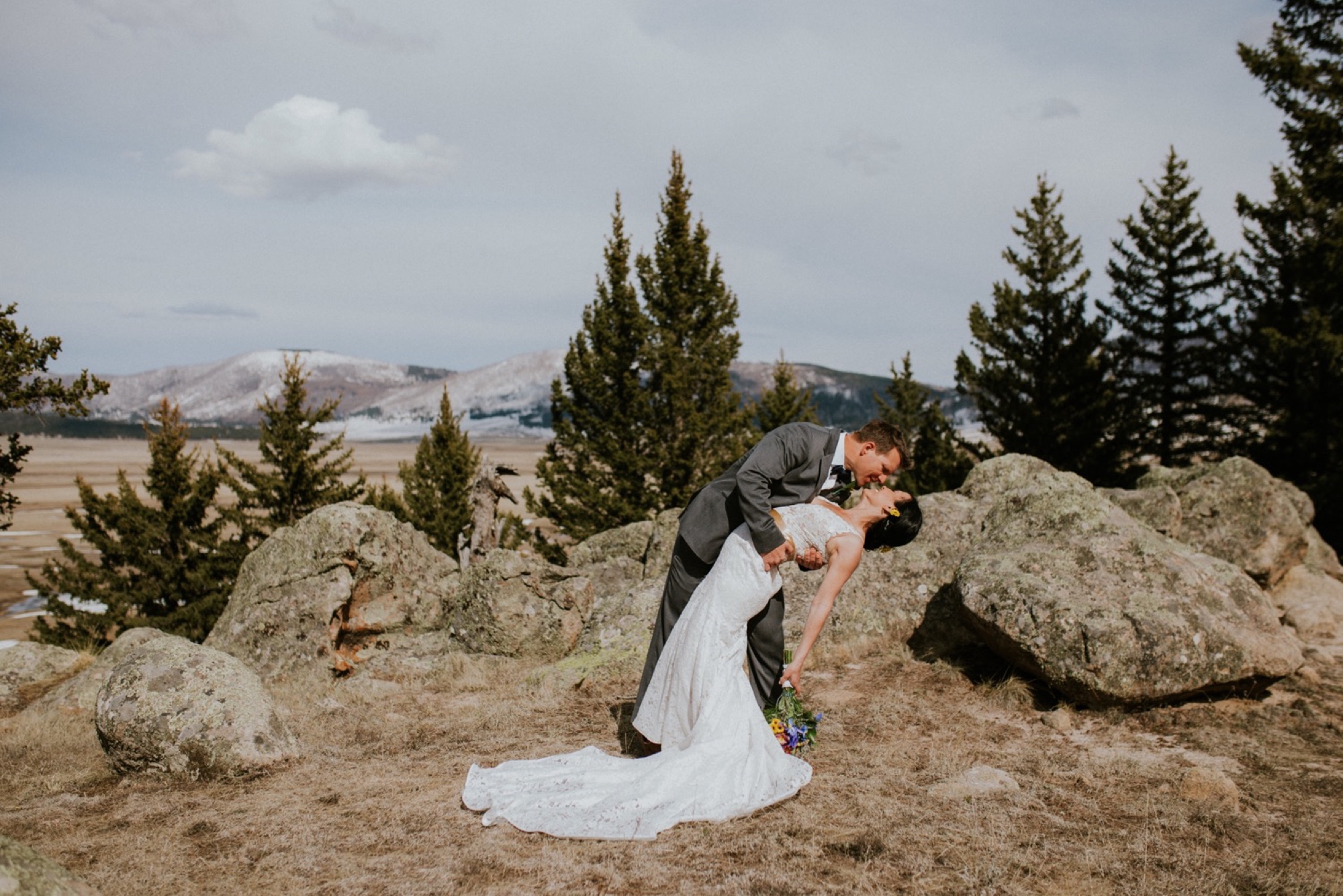  Traveling to Valles Caldera National Preserve outside of Jemez Springs, New Mexico to capture Lacey and Patrick’s New Mexico elopement was incredible! Their intimate ceremony overlooked the breathtaking landscape of Valles Caldera National Preserve 