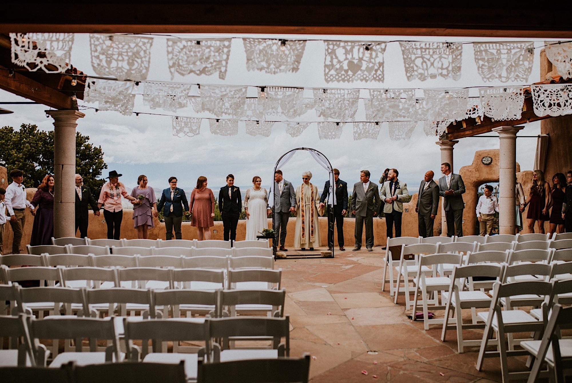  Ariel and Jack had a beautiful, intimate wedding at the ever so lovely Hacienda Doña Andrea de Santa Fe in Cerrillos, New Mexico (just outside of Santa Fe, New Mexico). If you have never been to Hacienda Doña Andrea de Santa Fe, it is beyond worth c