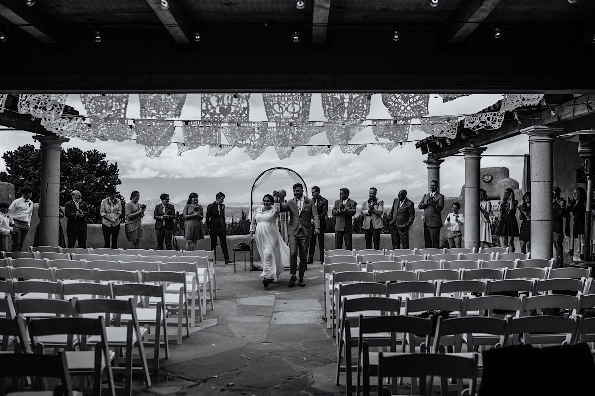  Ariel and Jack had a beautiful, intimate wedding at the ever so lovely Hacienda Doña Andrea de Santa Fe in Cerrillos, New Mexico (just outside of Santa Fe, New Mexico). If you have never been to Hacienda Doña Andrea de Santa Fe, it is beyond worth c