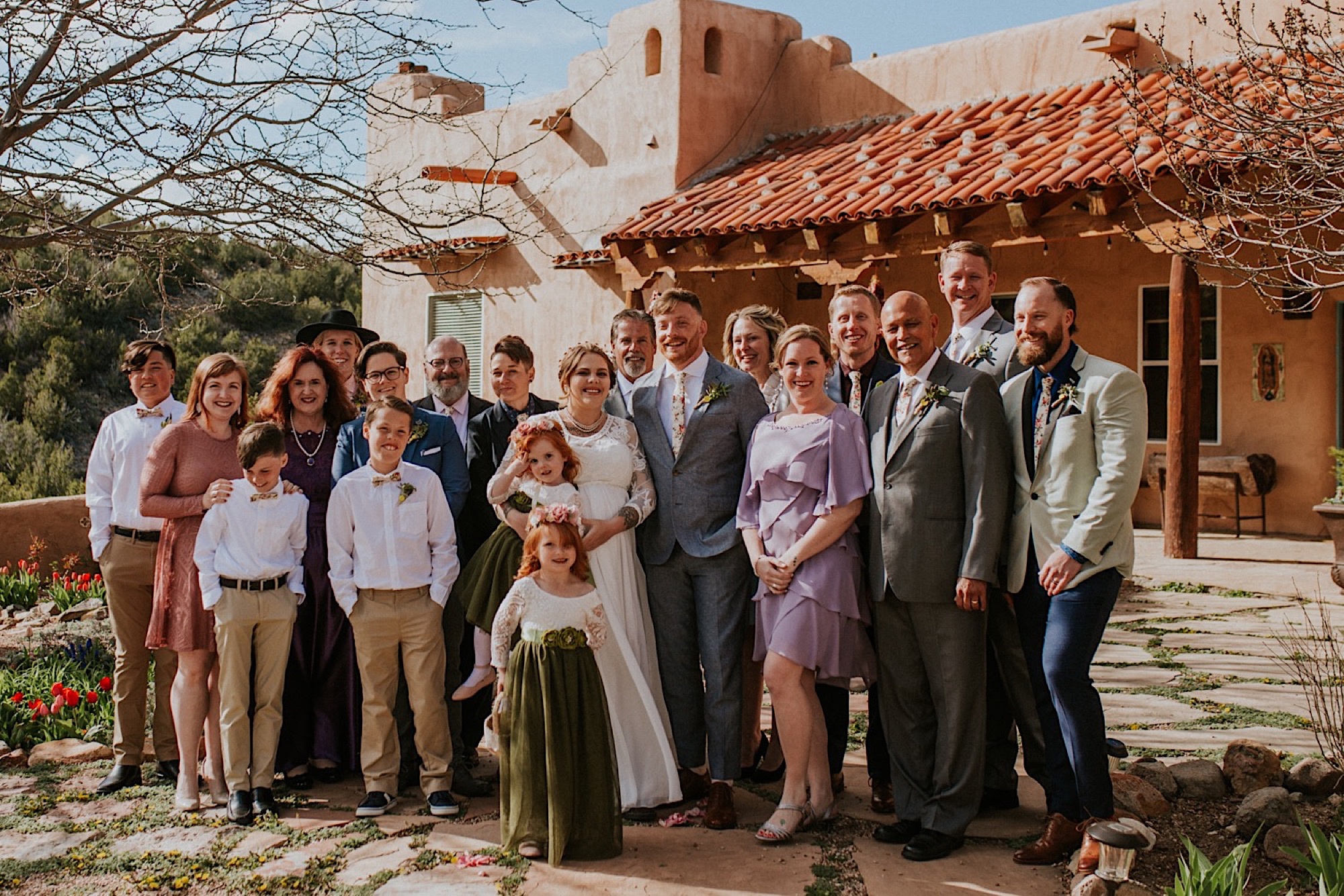  Ariel and Jack had a beautiful, intimate wedding at the ever so lovely Hacienda Doña Andrea de Santa Fe in Cerrillos, New Mexico (just outside of Santa Fe, New Mexico). If you have never been to Hacienda Doña Andrea de Santa Fe, it is beyond worth c