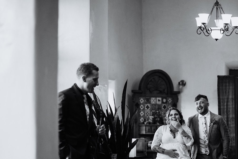  Ariel and Jack had a beautiful, intimate wedding at the ever so lovely Hacienda Doña Andrea de Santa Fe in Cerrillos, New Mexico (just outside of Santa Fe, New Mexico). If you have never been to Hacienda Doña Andrea de Santa Fe, it is beyond worth c